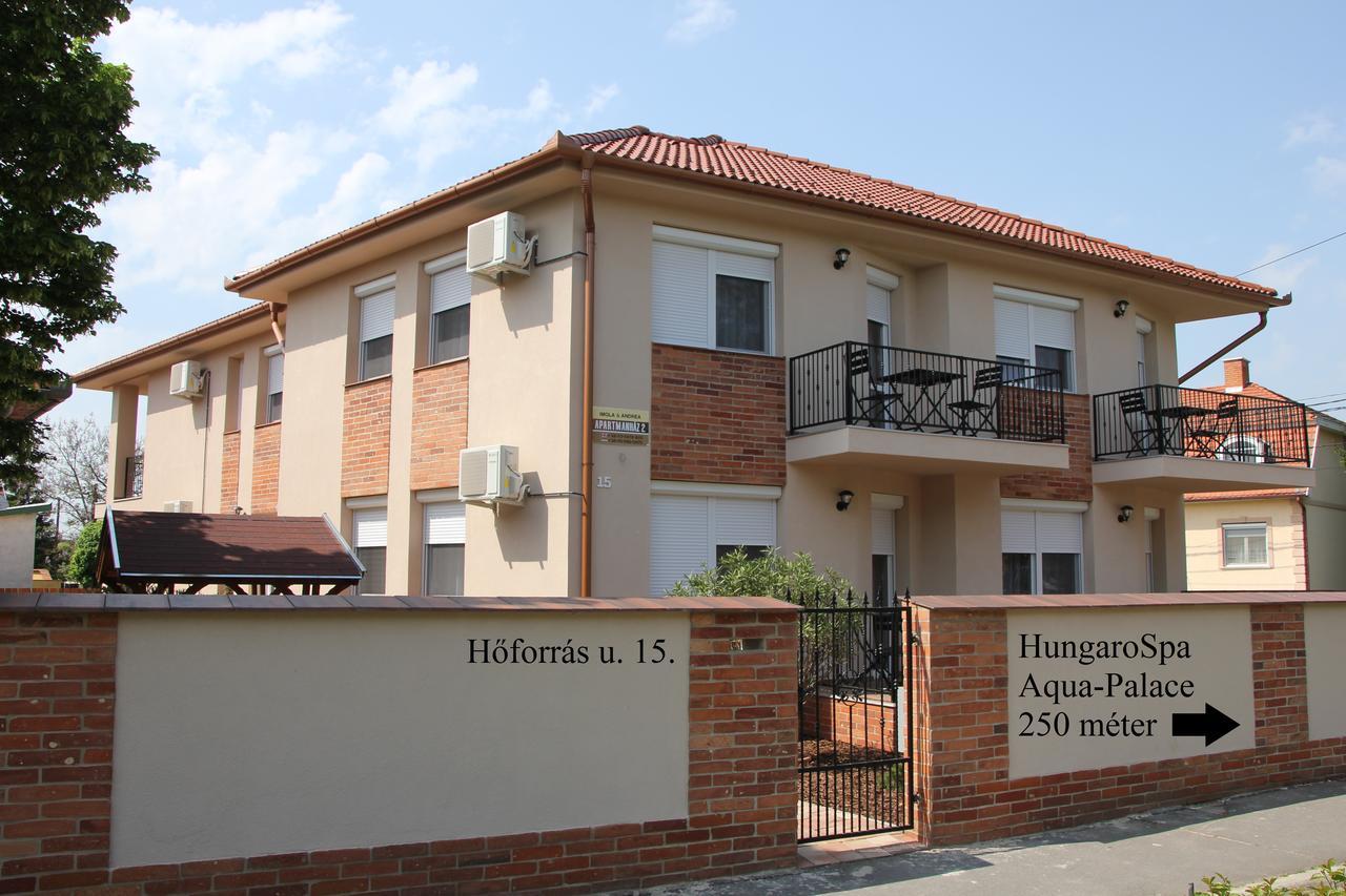 Imola Es Andrea Apartmanhaz 2 Hajduszoboszlo Exterior photo